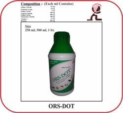 NaCl 5.5 mg, Pot.Acetate 1 mg, Na.Acetate 5 mg Brand-ORS-DOT Feed Supplement.