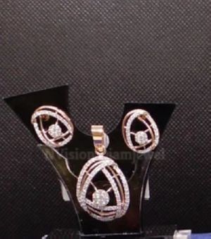 Real Diamond Pendant Set