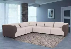 Corner Leather Sofa Set