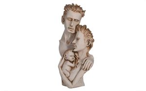 Decorative Polyresin Family Figurine
