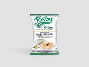 Tasty Bites Pani Puri Papad With Garlic Paste