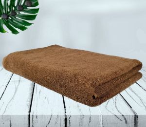 Rekhas Premium Cotton Bath Towel, Super Absorbent, Soft & Quick Dry, Dark Beige Colour