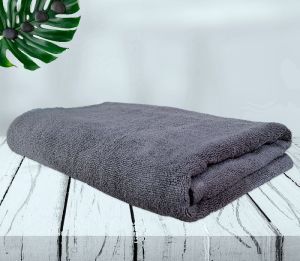 Rekhas Premium Cotton Bath Towel , Super Absorbent , Soft & Quick Dry, Anti-Bacterial, Grey Colour