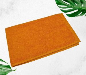 Rekhas Premium Cotton Hand Towel Super Absorbent Soft & Quick Dry Anti-Bacterial Orange