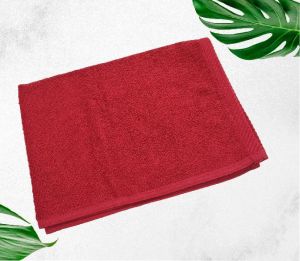 Rekhas Premium Cotton Hand Towel Super Absorbent Soft & Quick Dry Anti-Bacterial Red