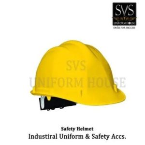 Pvc Yellow Industrial Safety Helmet