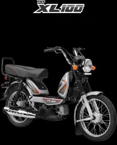 Xl 100 heavy duty silver moped