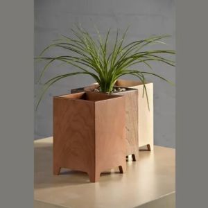 decorative wooden planter
