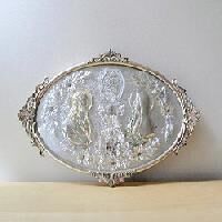 silver religious photo frames
