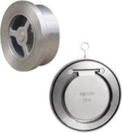 Single Disk Spring Loced Wafer Check Valve