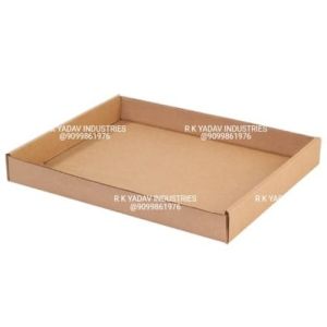 corrugated tray