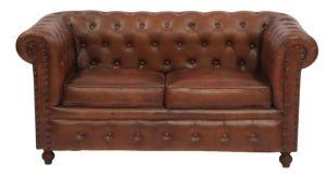 Leather 2 setter sofa