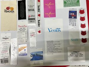 Printed Satin Labels