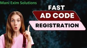Ad Code Registration Service For Export