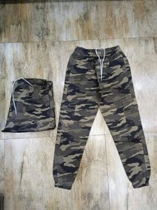Cotton Woven Army Print Cargo Lower