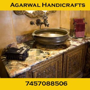 Brass Antique Urli Wash Basin