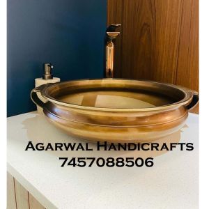Brass Antique Urli Wash Basin