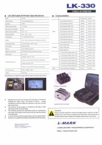 L Mark LK 330 Ferrule Printing Machine