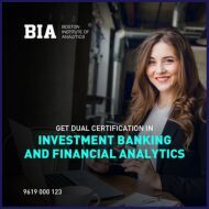 Investment Banking And Financial Analytics Course