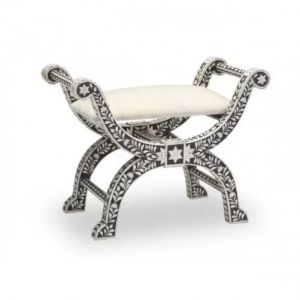 Bone Inlay Classic Sitting Roman Chair