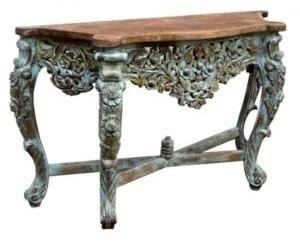 Heritage Antique Carved Wooden Console Table