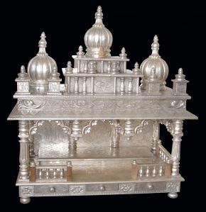 Silver Coated Dome Temple