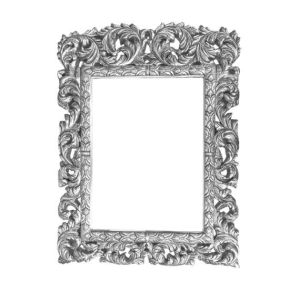 Silver Plated Console Mirror