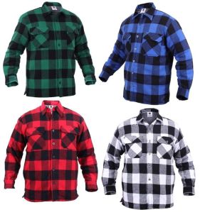 mens cotton check shirts