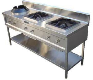 3 Burner Indian Chinese Range