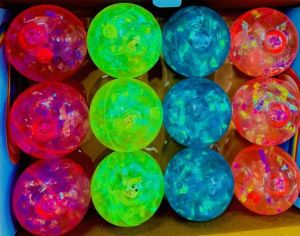 Glitter Bouncy Led Balls
