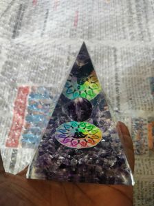 Orgone tower pyramid