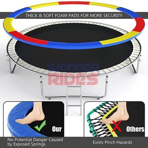 Jumping Jhula 16 Ft Canopy Multicolor