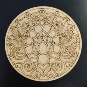 4mm MDF Printed Round Coaster