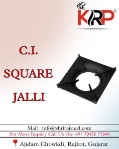 Triple Burner Square Jali Gas Range
