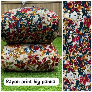 Rayon 58 Width Printed Fabric