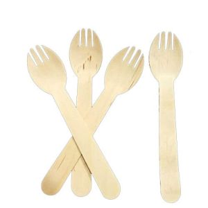 140mm Wooden Spork