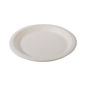 9 Inch Bagasse Round Plate