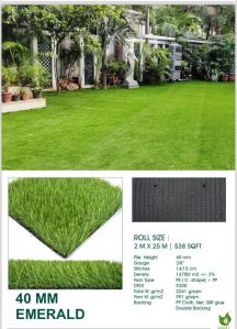 40 Mm Straight Emerald Artificial Grass