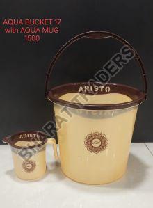 Aqua Bucket with Mug
