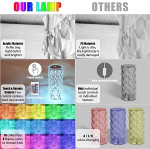 Rose Diamond Night Lamp