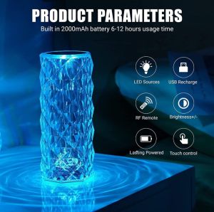 Rose Diamond Night Lamp