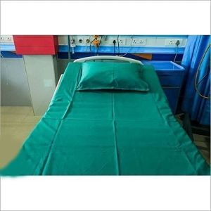 Green Hospital OT Bed Sheet