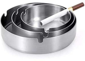 Stainless Steel Classic Ashtray