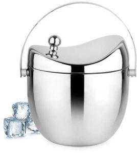 Stainless Steel Crook Ice Bucket