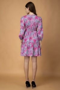 Ladies Crepe Midi Dress