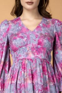 Ladies Crepe Midi Dress