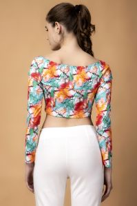 Ladies Printed Crop Top