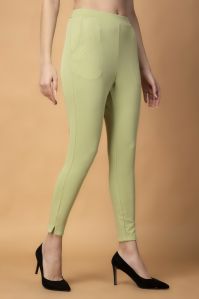 Ladies Green Jeggings