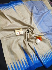 Handloom silk temple saree