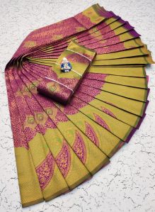 Kubera Bridal Silk Saree